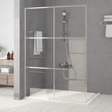 Vidaxl Walk-In duschvägg 140x195 cm transparent ESG-glas silverfärgad