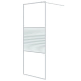 Vidaxl Walk-In Shower Wall 80x195 cm ESG Glass bianco