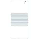 Vidaxl Walk-In Walk Murn 90x195 cm Transparent ESG Glass White