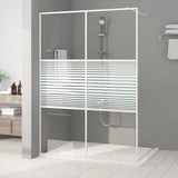 Bidaxl Walk-In duschvägg 140x195 cm transparent ESG Glass White