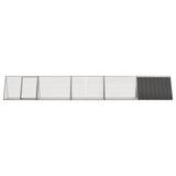 Vidaxl konijnenhok 504,5x80,5x71 cm gegalvaniseerd staal antraciet