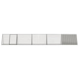 Vidaxl konijnenhok 504,5x80,5x71 cm gegalvaniseerd staal grijs