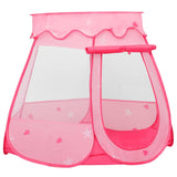 Vidaxl Children's Play Tent avec 250 balles 102x102x82 cm rose