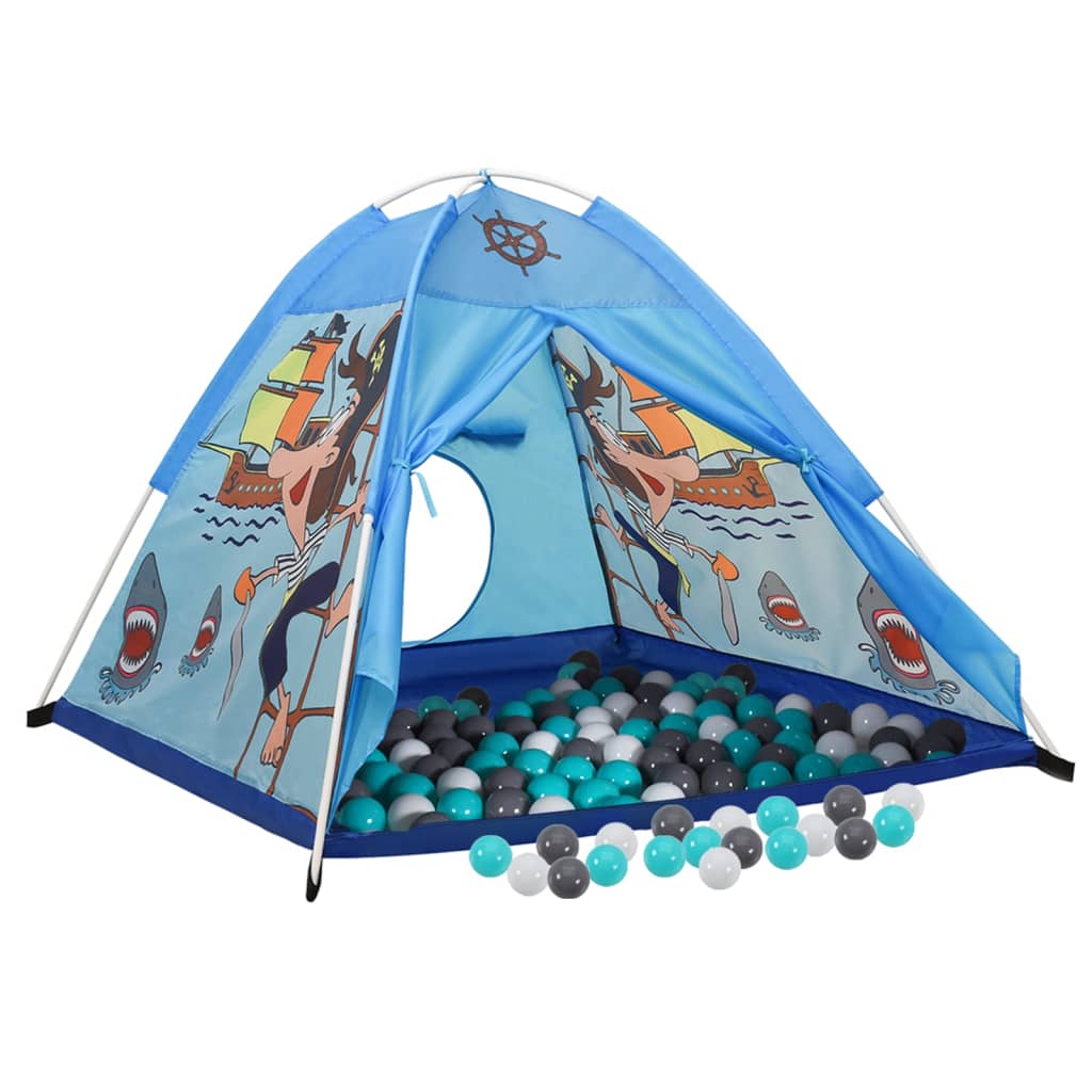 Vidaxl Children's play tent with 250 balls 120x120x90 cm blue