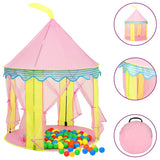 Vidaxl Kinderspielzelt mit 250 Bällen 100x100x127 cm Pink