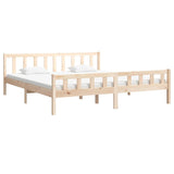 Vidaxl bedframe zonder matras massief hout 160x200 cm