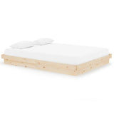 Vidaxl bedframe massief hout 150x200 cm