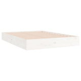 Vidaxl bedframe massief hout wit 180x200 cm