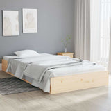 Vidaxl bedframe massief hout 90x200 cm