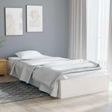 Vidaxl bedframe massief hout wit 75x190 cm