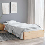 Vidaxl bedframe massief hout 90x190 cm