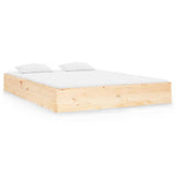 Vidaxl bedframe massief hout 140x190 cm