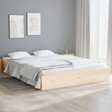 Vidaxl bedframe massief hout 140x190 cm