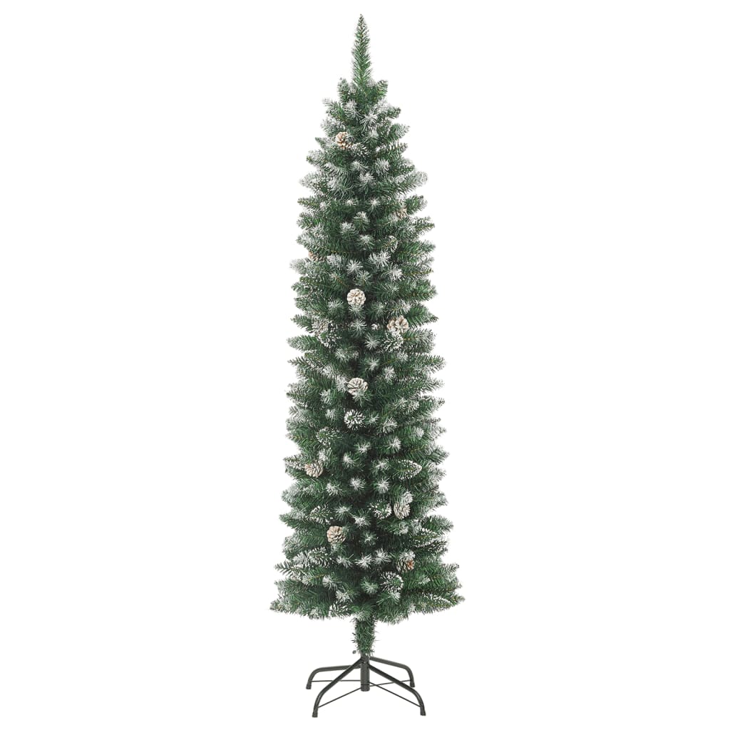 Vidaxl Kunstkerstboom med standard smalle 120 cm PVC