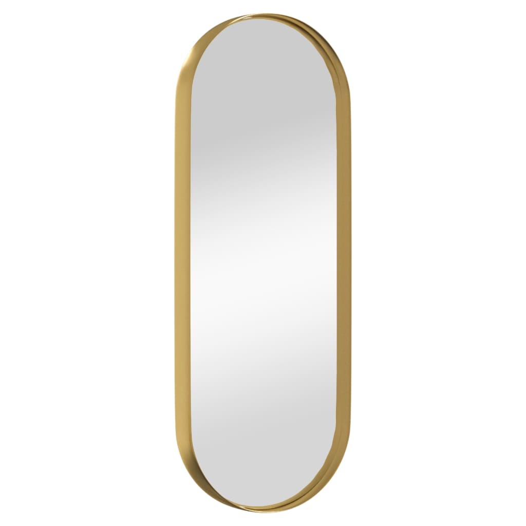 Vidaxl Mirror Medina de 15x40 cm de oro ovalado de color ovalado