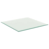Vidaxl tafelblad 30x30 cm gehard glas transparant