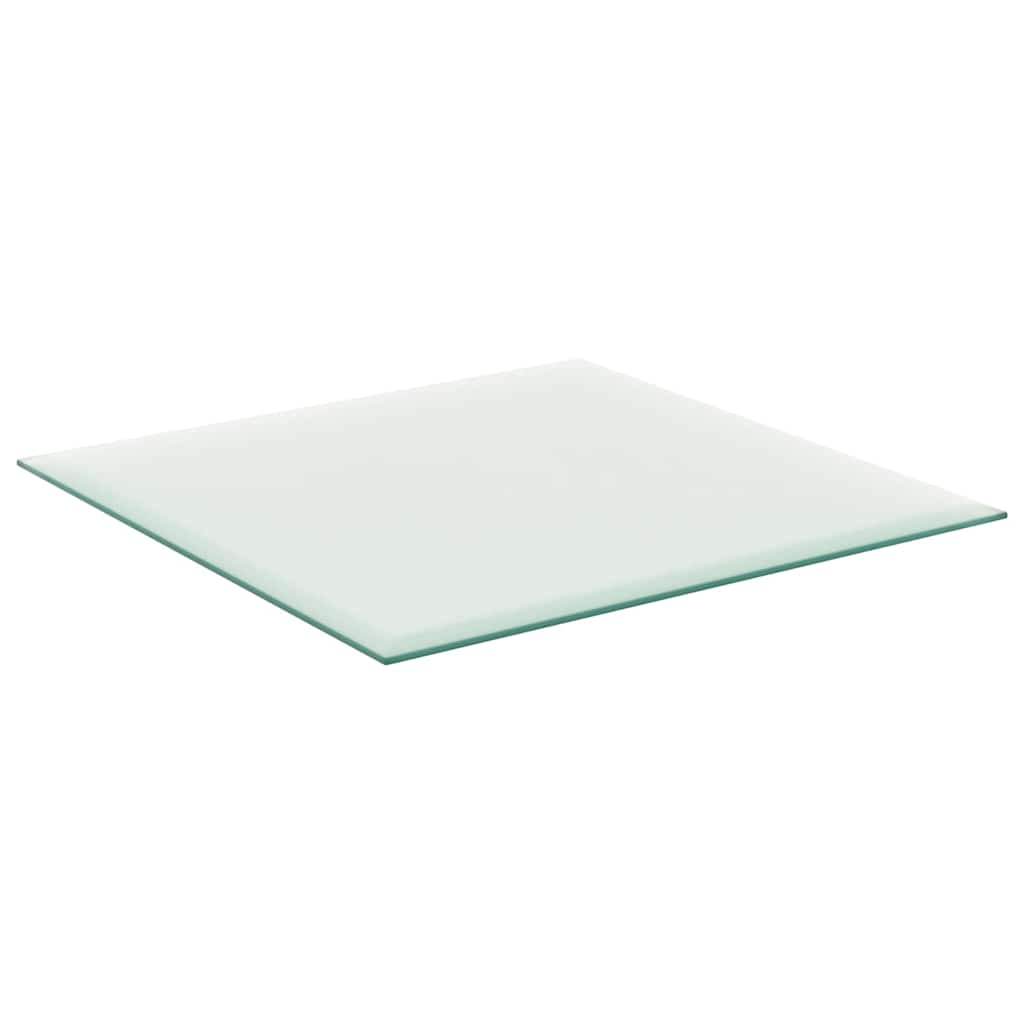 Vidaxl tafelblad 40x40 cm gehard glas transparant
