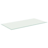 Vidaxl tafelblad 50x100 cm gehard glas transparant
