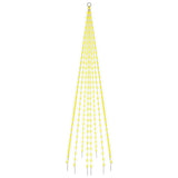 Vidaxl Flagmpole Weihnachtsbaum 310 LEDs warm weiß 300 cm