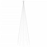 Vidaxl Flagmpole Weihnachtsbaum 310 LEDs warm weiß 300 cm