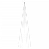 Vidaxl Flagôle arbre de Noël 310 LEDS BLANC CHARD 300 CM