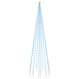 Vidaxl Flagpole Christmas Tree 310 LED Azul 300 cm