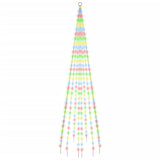 Vidaxl Vlaggenmast Árbol de Navidad 310 LED Multicolor 300 cm