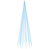 Vidaxl Flagmpole Weihnachtsbaum 732 LEDs Blau 500 cm