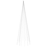 Vidaxl Flagmpole Weihnachtsbaum 732 LEDs Blau 500 cm