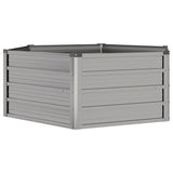VIDAXL -Pflanzer erhoben 129 x 129 x 45 cm Corten Stahl Rusty