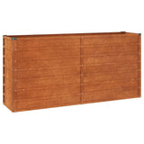 Vidaxl -Pflanzer erhöht 160 x 40 x 77 cm Corten Stahl Rusty