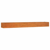 Vidaxl Pflanzer Einsatz 480 x 80 x 45 cm Corten Stahl Rusty