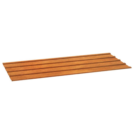 VIDAXL -Dachplatten 12 Stcs 100x44 cm Corten Stahl rostig