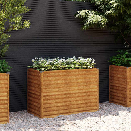 Vidaxx erhöhte Gartenbox 100x50x69 cm Cortenstahl