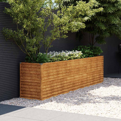 Vidaxx erhöhte Gartenbox 291x50x69 cm Cortenstahl