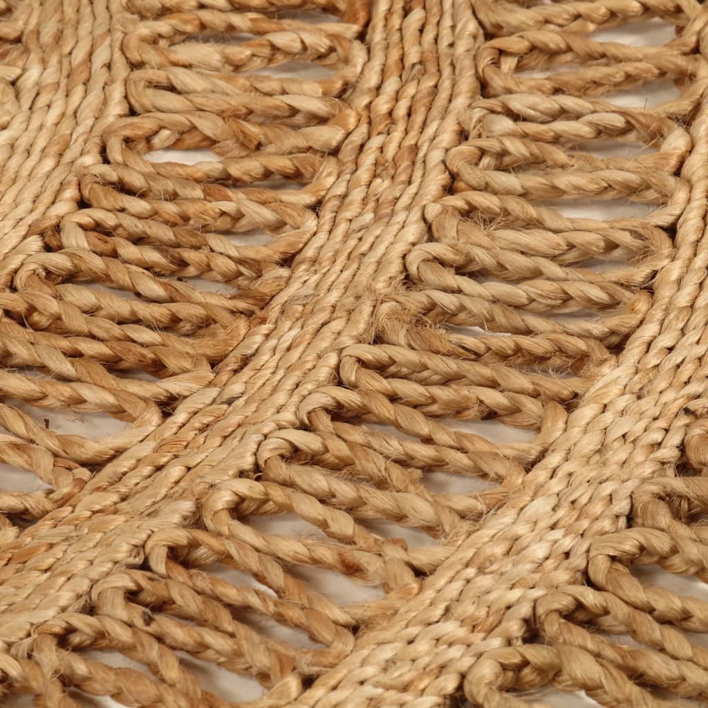 Tapis vidaxl autour de 90 cm de jute tressée