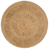 Tapis vidaxl autour de 90 cm de jute tressée