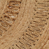 Tapis vidaxl autour de 150 cm de jute tressée