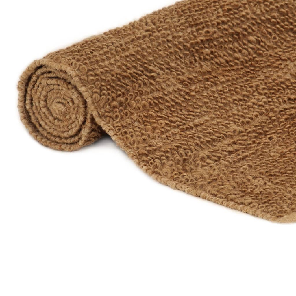 Vidaxl Rug Loop Pool handgefertigt 160 x 230 cm Jute und Baumwolle