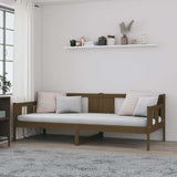 Vidaxl slaapbank massief grenenhout honingbruin 90x190 cm