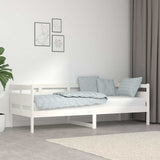 Vidaxl slaapbank massief grenenhout wit 80x200 cm