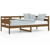 Vidaxl slaapbank massief grenenhout honingbruin 90x190 cm