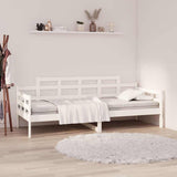 Vidaxl slaapbank massief grenenhout wit 90x200 cm