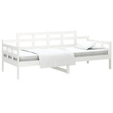 Vidaxl slaapbank massief grenenhout wit 90x190 cm