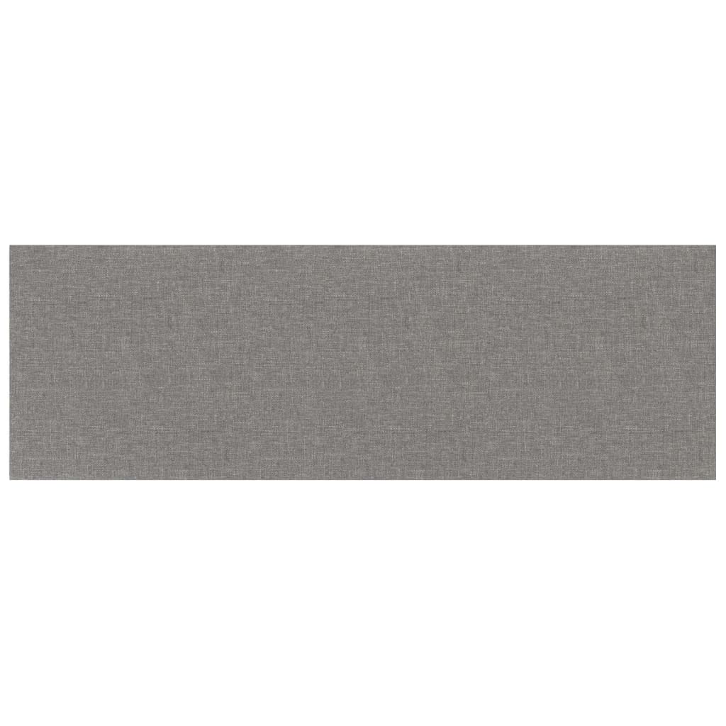 Vidaxl Wall panels 12 st 3.24 m² 90x30 cm Fabric light gray