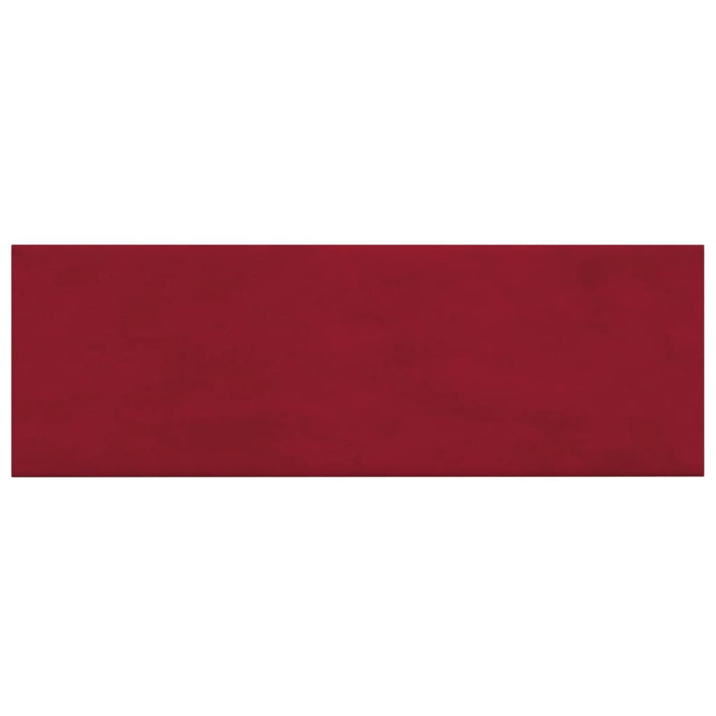 Vidaxl Wandpannelen 12 st 3.24 m² 90x30 cm velvet Wäin rout