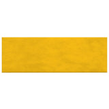 Vidaxl -Wandplatten 12 ST 3,24 m² 90 x 30 cm Samtgelbgelb