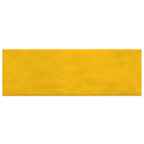 Paneles de pared Vidaxl 12 st 3.24 m² 90x30 cm Velvet amarillo