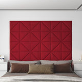 Vidaxl Wall panels 12 pcs 0.54 m² 30x30 cm velvet wine red