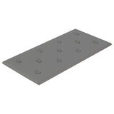 Pannelli a parete Vidaxl 12 ST 2,16 m² 60x30 cm in pelle artificiale grigio